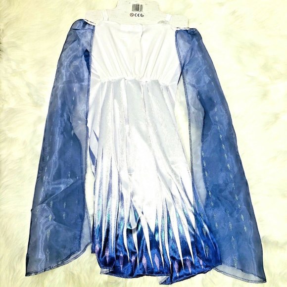 Disney Frozen 2 Elsa DressUp Snow Queen Dress READ - Picture 3 of 7